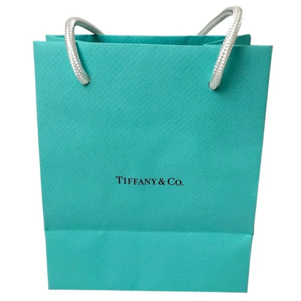 TIFFANY Small Shopping Bag Paper Logo 6x5